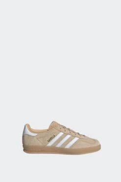 W GAZELLE INDOOR(Adidas Womens Gazelle Indoor_magic Beige Cloud White Gum)