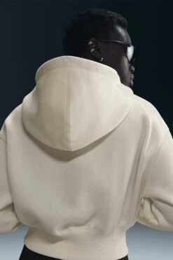 W NSW PHOENIX FLEECE CROPPED HOODIE(Nike Womens Nsw Phoenix Fleece Hj0940_sail Black) -Sporty Fashion 001 nike02 0022 AURORA HJ0940 133 PHSYMG02 2000