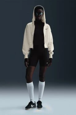 W NSW PHOENIX FLEECE CROPPED HOODIE(Nike Womens Nsw Phoenix Fleece Hj0940_sail Black) -Sporty Fashion 001 nike02 0024 AURORA HJ0940 133 PHSFMG01 2000