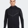 NSW TECH FLEECE FULL-ZIP HOODIE(Nike Mens Tech Fleece Full Zip Hoodie Hv0949_black Black)