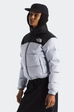 The North Face W RETRO NUPTSE(Northface Womens Retro Nuptse_mystic Haze) -Sporty Fashion 01 tnf 0004 NF0A3XEO0TI MODEL34