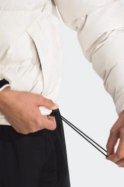 The North Face W RETRO NUPTSE(Northface Womens Retro Nuptse_white Dune Tnf Black) -Sporty Fashion 01 tnf 0017 NF0A3XEOROU ALT1