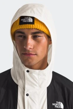 The North Face MOUNTAIN WIND JACKET(Northface Mens Mountain Wind Jacket_white Dune Tnf Black) -Sporty Fashion 01 tnf 0025 NF0A8B5JROU MODELHOOD2