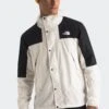 The North Face MOUNTAIN WIND JACKET(Northface Mens Mountain Wind Jacket_white Dune Tnf Black)