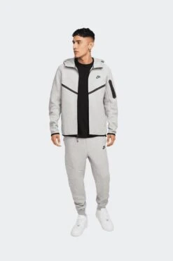 NSW TECH FLEECE FULL-ZIP HOODIE(Nike Mens Tech Fleece Full Zip Hoodie Hv0949_dk Grey Heather Black) -Sporty Fashion 1nikeapparel 0006 AURORA HV0949 063 PHSYM007 2000