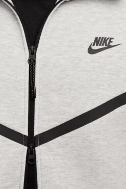 NSW TECH FLEECE FULL-ZIP HOODIE(Nike Mens Tech Fleece Full Zip Hoodie Hv0949_dk Grey Heather Black) -Sporty Fashion 1nikeapparel 0010 AURORA HV0949 063 PHSYM003 2000