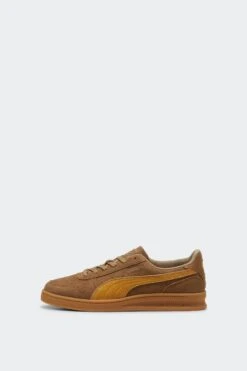INDOOR R SUEDE(Puma Mens Indoor R Suede_chocolate Chip Sport Yellow) -Sporty Fashion 39853102 0002 Layer3