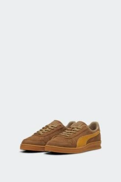 INDOOR R SUEDE(Puma Mens Indoor R Suede_chocolate Chip Sport Yellow) -Sporty Fashion 39853102 0004 Layer1