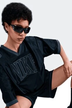 W NSW STREET JERSEY(Nike Womens Nsw Street Hj0280_black Anthracite) -Sporty Fashion APP 0001 AURORA HJ0280 010 PHSYM003 2000