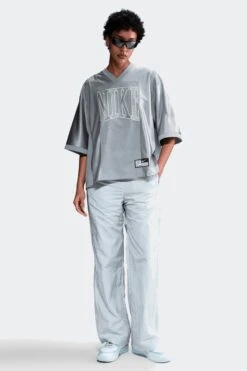 W NSW STREET JERSEY(Nike Womens Nsw Street Hj0280_lt Smoke Grey Barely Volt)