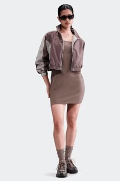 W NSW CHILL KNIT DRESS(Nike Womens Nsw Chill Knit Fn4157_mink Brown Mink Brown) -Sporty Fashion APP 0007 AURORA FN4157 214 PHSFM001 2000
