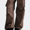 W NSW OVERSIZED CARGO PANTS(Nike Womens Nsw Ib1058_mink Brown Sail) -Sporty Fashion APP 0009 AURORA IB1058 214 PHSYM001 2000