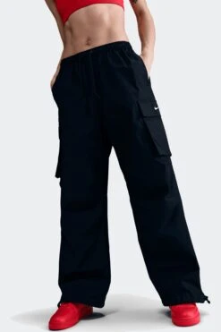 W NSW OVERSIZED CARGO PANTS(Nike Womens Nsw Ib1058_black White)