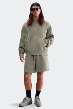 TECH FLEECE HOODIE(Nike Mens Tech Hj0681_light Army Black) -Sporty Fashion APP 0022 AURORA HJ0681 320 PHSFM001 2000