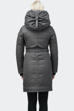 W ASTRID(Nobis Womens Astrid Thigh Length Parka_steel Grey) -Sporty Fashion ASTRID STGYaa