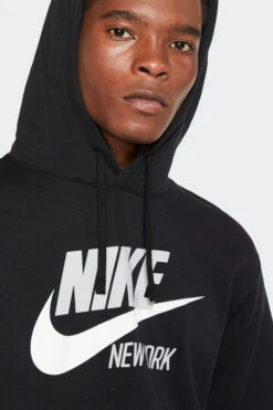 NSW HOODIE(Nike Mens Nsw Fleece Hoodie_black) -Sporty Fashion CQ7205 010 PHSYM001