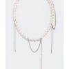 DIANA NECKLACE(Justineclenquet Diana Necklace_palladium) -Sporty Fashion DIANANECKLACE PAL OS 0001 Layer9