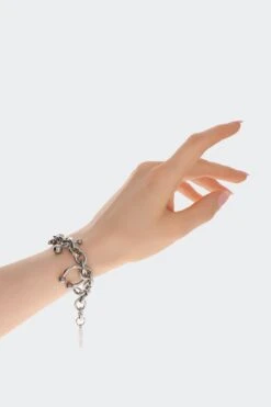 HOLLY PEARL BRACELET(Justineclenquet Holly Pearl Bracelet_palladium) -Sporty Fashion HOLLYPEARLBRACELET PAL OS 0000 Layer11