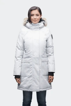 W MERIDETH(Nobis Womens Merideth Parka_light Grey)