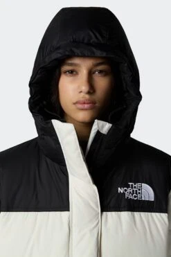 The North Face W NUPTSE PARKA(Northface Womens Nuptse Parka_white Dune Tnf Black) -Sporty Fashion NFA832KROU 0004 Layer4