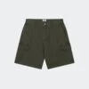 BIGWIG BAGGY CARGO SHORT(Obey Mens Bigwig Baggy Denim Cargo Short_faded Grape Leaf)