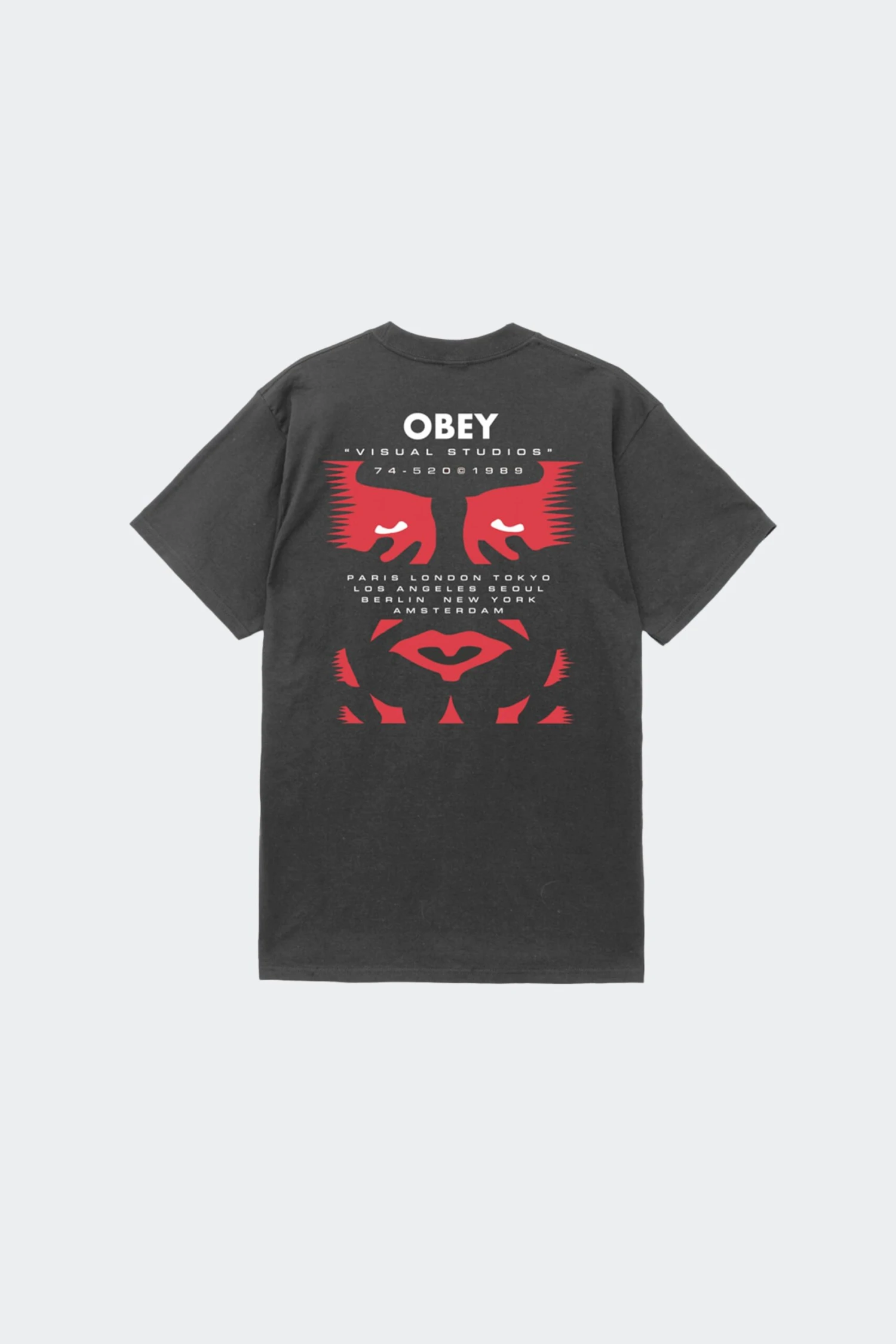 VISUAL STUDIES TEE(Obey Mens Visual Studies Tee_vintage Black) 4 VISUAL STUDIES TEE(Obey Mens Visual Studies Tee_vintage Black) - Image 2