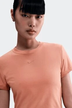 W NSW CHILL KNIT TEE(Nike Womens Nsw Chill Knit Hf9538_rose Gold)