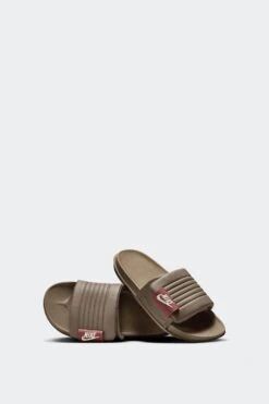 OFFCOURT ADJUST SLIDES(Nike Mens Offcourt Adjust Dq9624_ironstone Coconut Milk Red Sepia) -Sporty Fashion REF 2 Recovered 0101 AURORA DQ9624 005 PHSLH000 2000