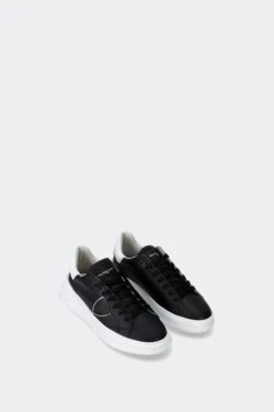 W TRES TEMPLE LOW(Philippe Model Womens Tres Temple Low_noir Blanc) -Sporty Fashion REF 2 0000 BJLD V005 2