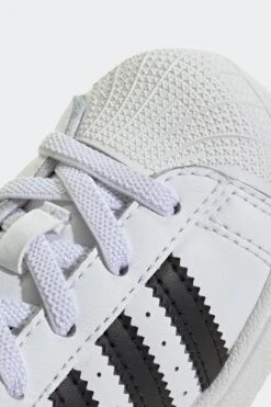 SUPERSTAR II TD(Adidas Toddlers Superstar Ii Elastic_cloud White Core Black Cloud White) -Sporty Fashion REF 2 0002 IH8896 8 FOOTWEAR Photography DetailView1 white