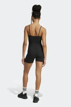 W ESSENTIALS BODYSUIT(Adidas Womens Essentials Bodysuit_black) -Sporty Fashion REF 2 0002 JC6212 5 APPAREL OnModel BackView white