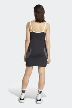 W TANK DRESS(Adidas Womens Tank Dress_black) -Sporty Fashion REF 2 0008 JW7266 3 APPAREL OnModel BackView white