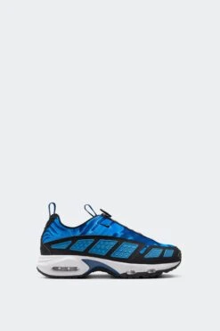 W AIR MAX SNDR CAMO(Nike Womens Air Max Sndr Camo Ib6863_court Blue Black Aluminum Blue Tint)