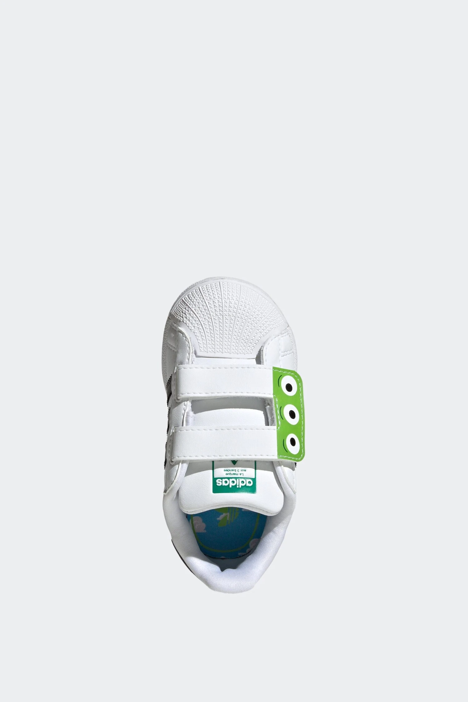 TOY STORY SUPERSTAR II TD(Adidas Toddlers Adidas Toy Story Superstar Ii_cloud White Core Black Semi Solar Green) 7 TOY STORY SUPERSTAR II TD(Adidas Toddlers Adidas Toy Story Superstar Ii_cloud White Core Black Semi Solar Green) - Image 5
