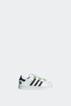 TOY STORY SUPERSTAR II PS(Adidas Little Kids Adidas Toy Story Superstar Ii_cloud White Core Black Semi Solar Green)