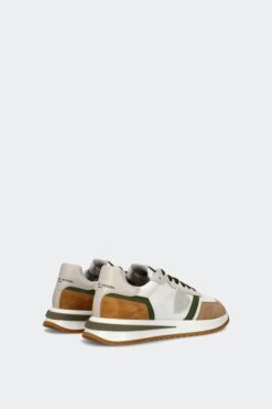 TROPEZ 2.1 LOW(Philippe Model Mens Tropez 2 1 Low_blanc Vert) -Sporty Fashion REF 2 0035 TYLU WP08 3