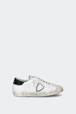 PRSX LOW(Philippe Model Mens Prsx Low_blanc Noir)