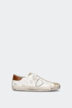 PRSX LOW(Philippe Model Mens Prsx Low_beige Marron)