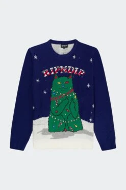 RIPNDIP LITMAS TREE KNIT SWEATER(Rndhol23111 Litmas Tree Light Up Knit Sweater)