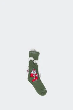 RIPNDIP LORD SANTA SOCKS(Rndhol23317 Lord Santa Socks)