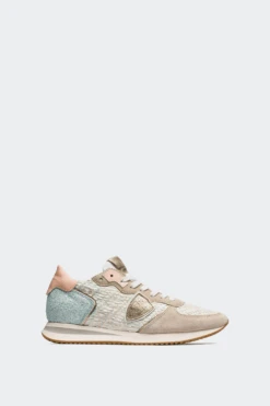 W TRPX LOW(Philippe Model Womens Trpx Low_raffia Beige)