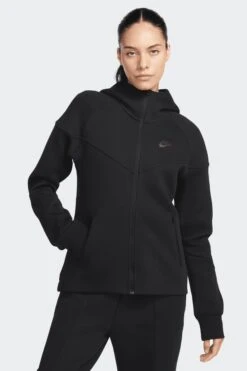 W NSW TECH FLEECE FULL-ZIP HOODIE(Nike Womens Nsw Tech Fleece Full Zip Hoodie_black Black)