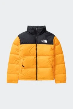 The North Face RETRO NUPTSE JACKET(Northface Mens Retro Nuptse_summit Gold Tnf Black)