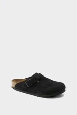 BOSTON SOFT FOOTBED (N)(Birkenstock Unisex Boston Soft Footbed N_black)