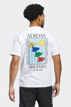 OLYMPIC TEE(Adidas Mens Olympic Tee_white) -Sporty Fashion Untitled 1 Recovered 0002 JP1407 5 APPAREL OnModel BackView transparent