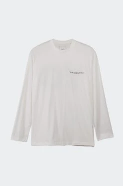 Y-3 LOGO TEE(Adidas Mens Y3 Logo Longsleeve Tee_white)