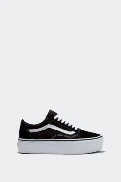 OLD SKOOL STACKFORM(Vans Unisex Old Skool Stackform_suede Canvas Black)