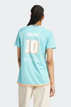 W INTER MIAMI JERSEY(Adidas Womens Inter Miami Messi Jersey_easy Mint) -Sporty Fashion Untitled 1 Recovered 0031 JE6080 6 APPAREL OnModel BackView transparent