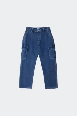 BIGWIG BAGGY DENIM(Obey Mens Big Wig Baggy Denim Pants_stone Wash Indigo)
