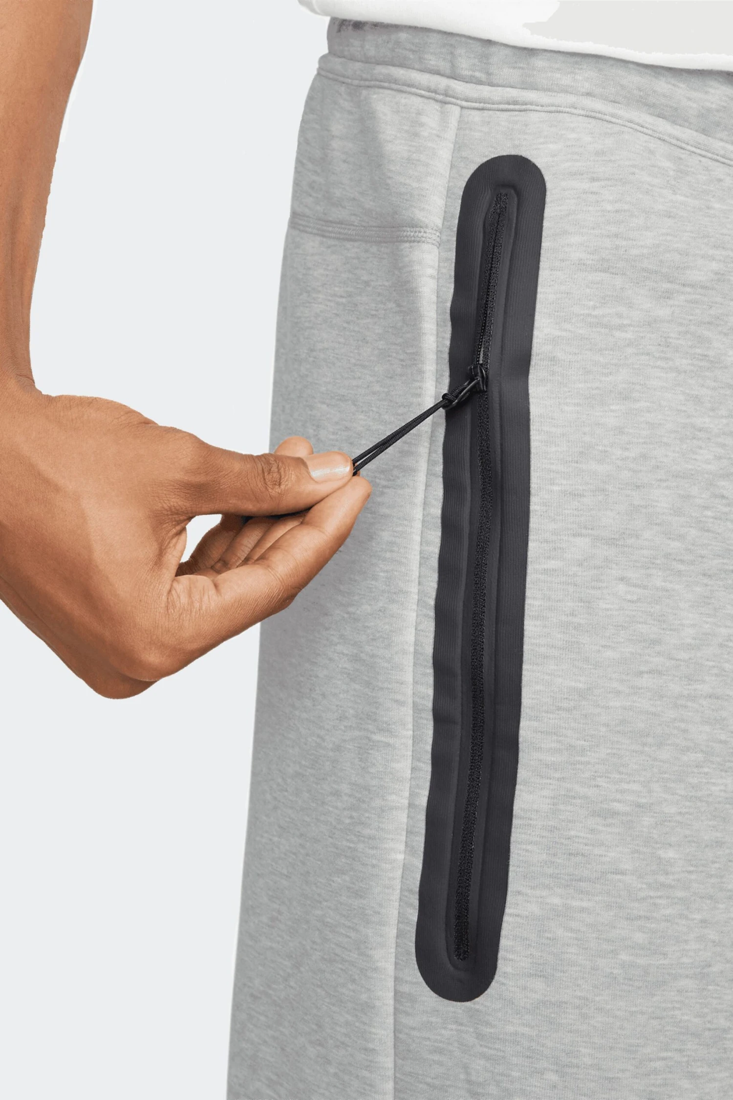 NSW TECH FLEECE SHORTS(Nike Mens Nsw Tech Fleece Shorts_dk Grey Heather Black) 5 NSW TECH FLEECE SHORTS(Nike Mens Nsw Tech Fleece Shorts_dk Grey Heather Black) - Image 3